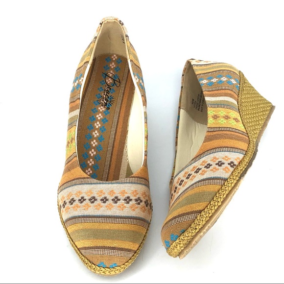 Beacon | Espadrille Canvas Wedges - Picture 3 of 13